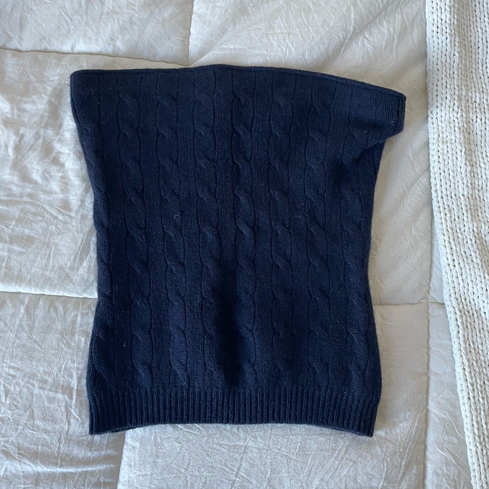 Ralph Lauren Black Label Cashmere Tube Top